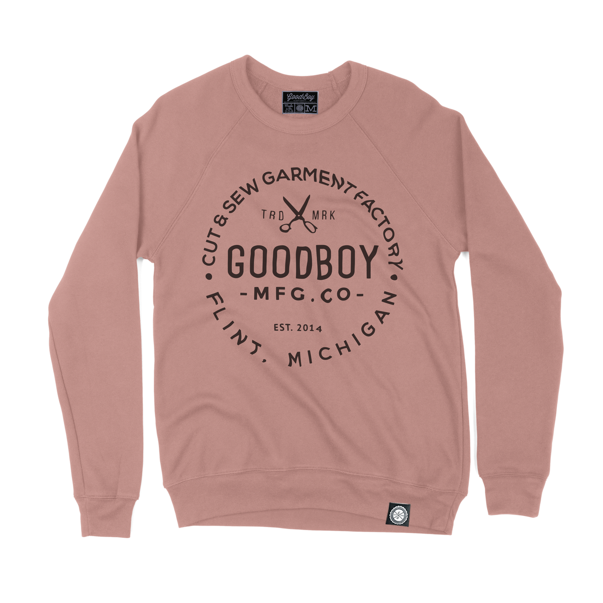 Crew Neck - Sweatshirt - Mauve – GoodBoy Clothing