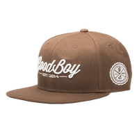 Brown Leather Strapback