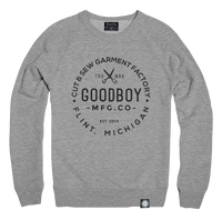 Crew Neck - Sweatshirt - Grey/Charcoal