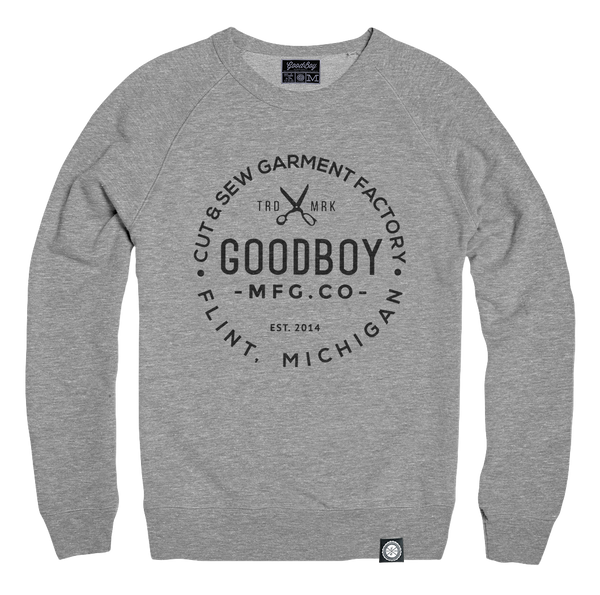 Crew Neck - Sweatshirt - Grey/Charcoal