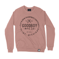 Crew Neck - Sweatshirt - Mauve