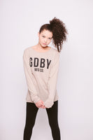 GDBY UNISEX Long Sleeve - Beige