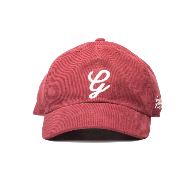 Corduroy Dad Hat-Maroon