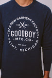 Crew Neck - Sweatshirt - Navy