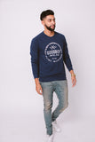 Crew Neck - Sweatshirt - Navy