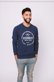 Crew Neck - Sweatshirt - Navy