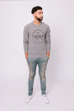 Crew Neck - Sweatshirt - Grey/Charcoal